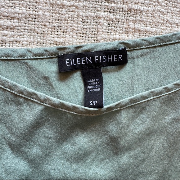 Eileen Fisher Silk Camisole Elm - Picture 5 of 7